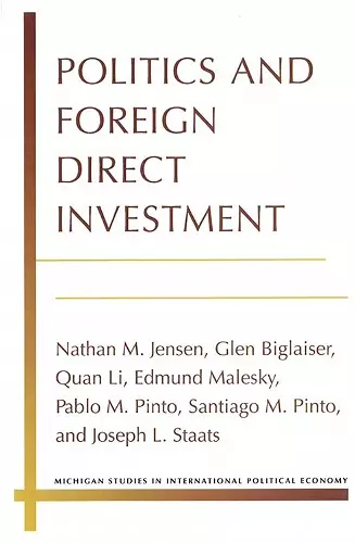 Politics and Foreign Direct Investment cover