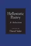 Hellenistic Poetry cover