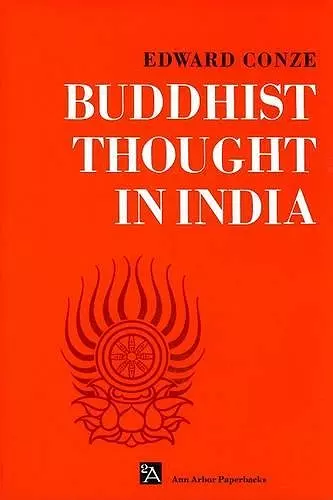 Buddhist Thought In India cover