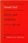 Poetry and Ambition cover