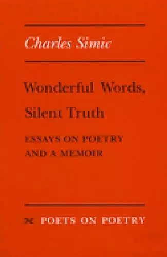 Wonderful Words, Silent Truth cover