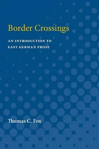 Border Crossings cover