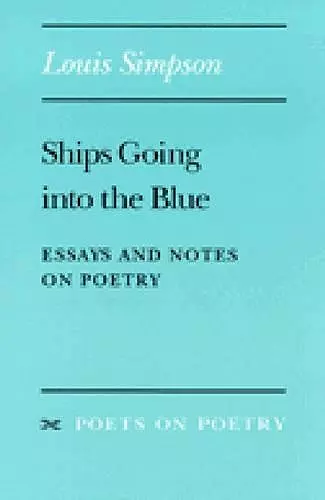 Ships Going into the Blue cover