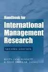 Handbook for International Management Research cover