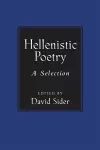 Hellenistic Poetry cover