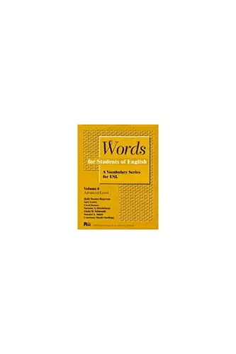 Words for Students of English, Vol. 6 cover