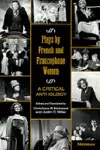 Plays by French and Francophone Women cover