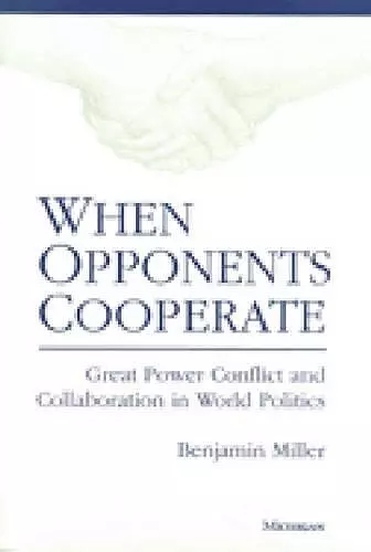 When Opponents Cooperate cover