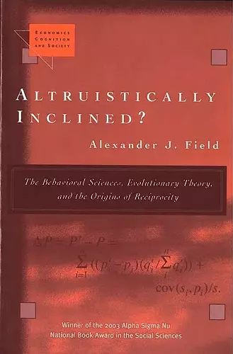 Altruistically Inclined? cover