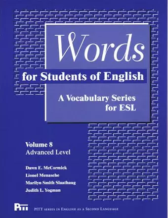 Words for Students of English v. 8 cover