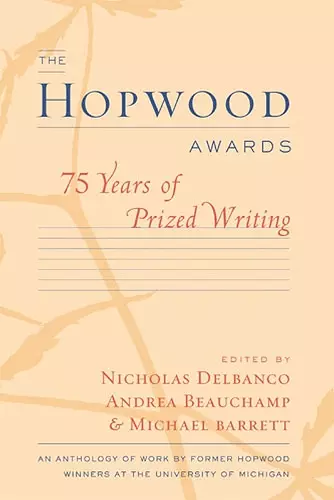 The Hopwood Awards cover