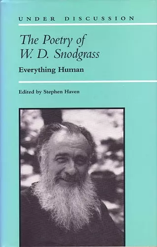 The Poetry of W. D. Snodgrass cover