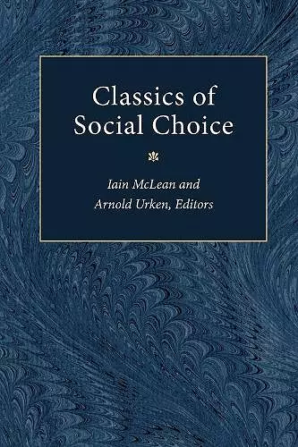 Classics of Social Choice cover