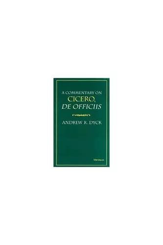 Commentary on Cicero ""De Officiis cover