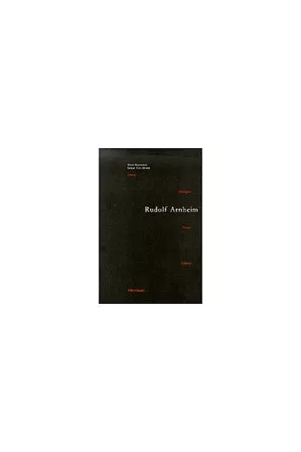 Rudolf Arnheim cover