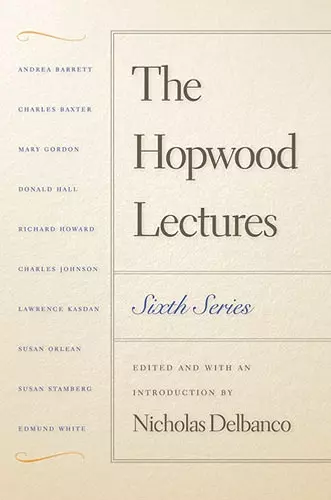 The Hopwood Lectures cover