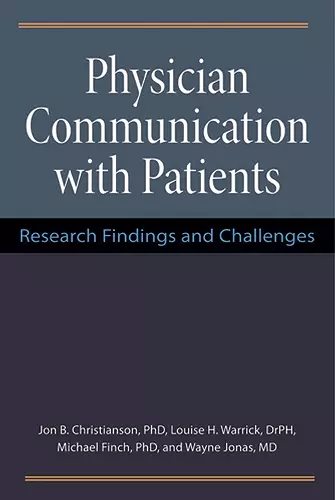 Physician Communication with Patients cover