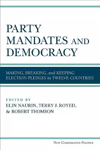 Party Mandates and Democracy cover