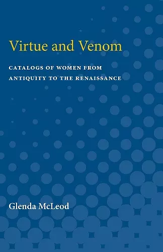 Virtue and Venom cover