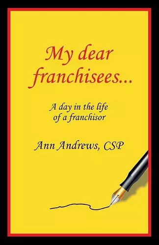 My Dear Franchisees cover