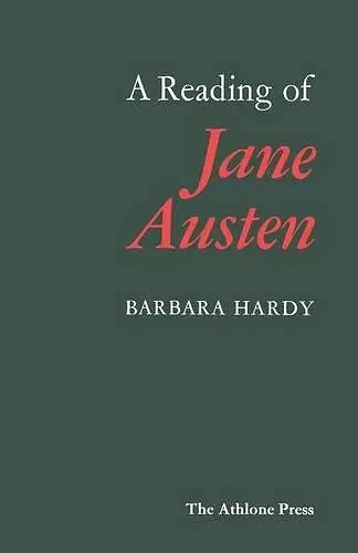 A Reading of Jane Austen cover