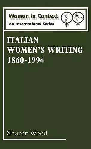 Italian Women's Writing, 1860-1994 cover