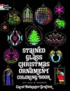 Stained Glass Christmas Ornament Coloring Book cover