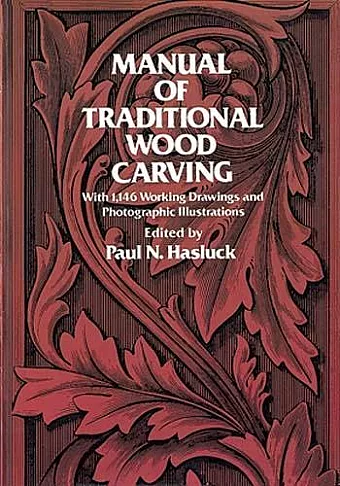 Manual of Traditional Woodcarving cover