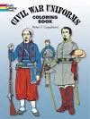 Civil War Uniforms Coloring Book cover