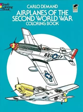Airplanes of the Second World War Coloring Book cover