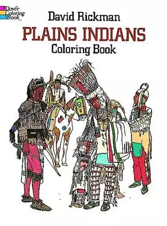 Plains Indians Colouring Book cover