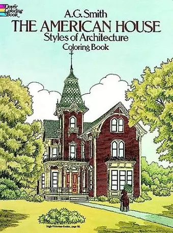 The American House Styles of Architecture Colouring Book cover