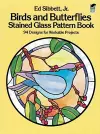 Birds and Butterflies Stained Glass Pattern Book cover