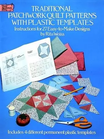 Traditional Patchwork Quilt Patterns with Plastic Templates cover