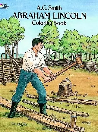 Abraham Lincoln Coloring Book cover