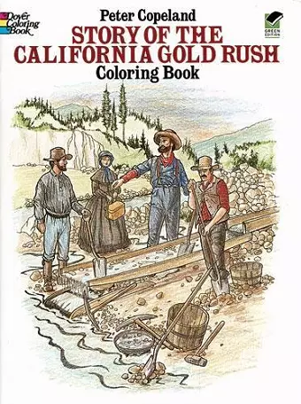 Story of the California Gold Rush Colouring Book cover