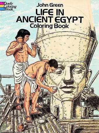 Life in Ancient Egypt Coloring Book cover