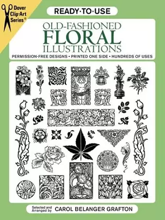 Ready-To-Use Old-Fashioned Floral Illustrations cover