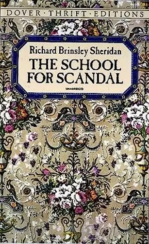 The School for Scandal cover