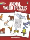 Animal Word Puzzles Coloring Book cover