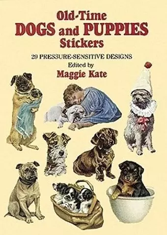 Old-Time Dogs and Puppies Stickers cover