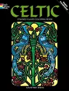 Celtic Stained Glass Coloring Book cover