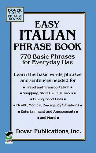 Easy Italian Phrase Book cover