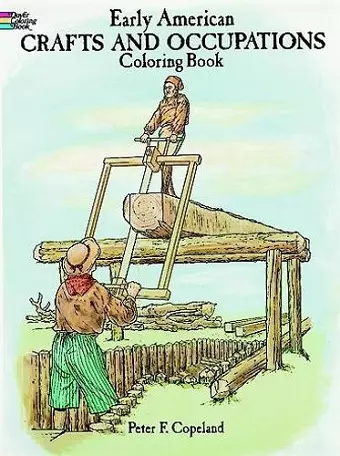 Early American Crafts and Trade Coloring Book cover