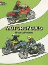 Motorcycles Colouring Book cover