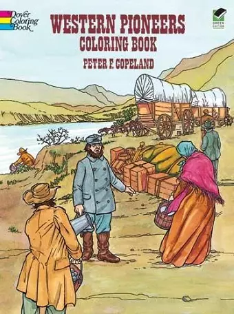 Western Pioneers Coloring Book cover