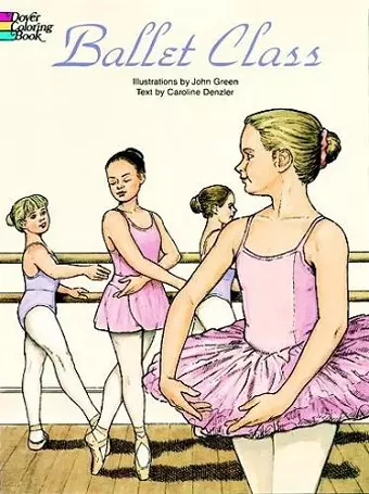 Ballet Class Coloring Book cover