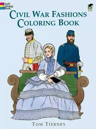 Civil War Fashions Coloring Book cover