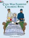 Civil War Fashions Coloring Book cover