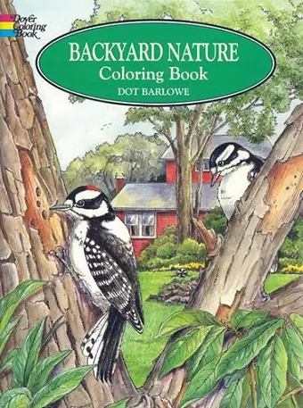 Backyard Nature Colouring Book cover